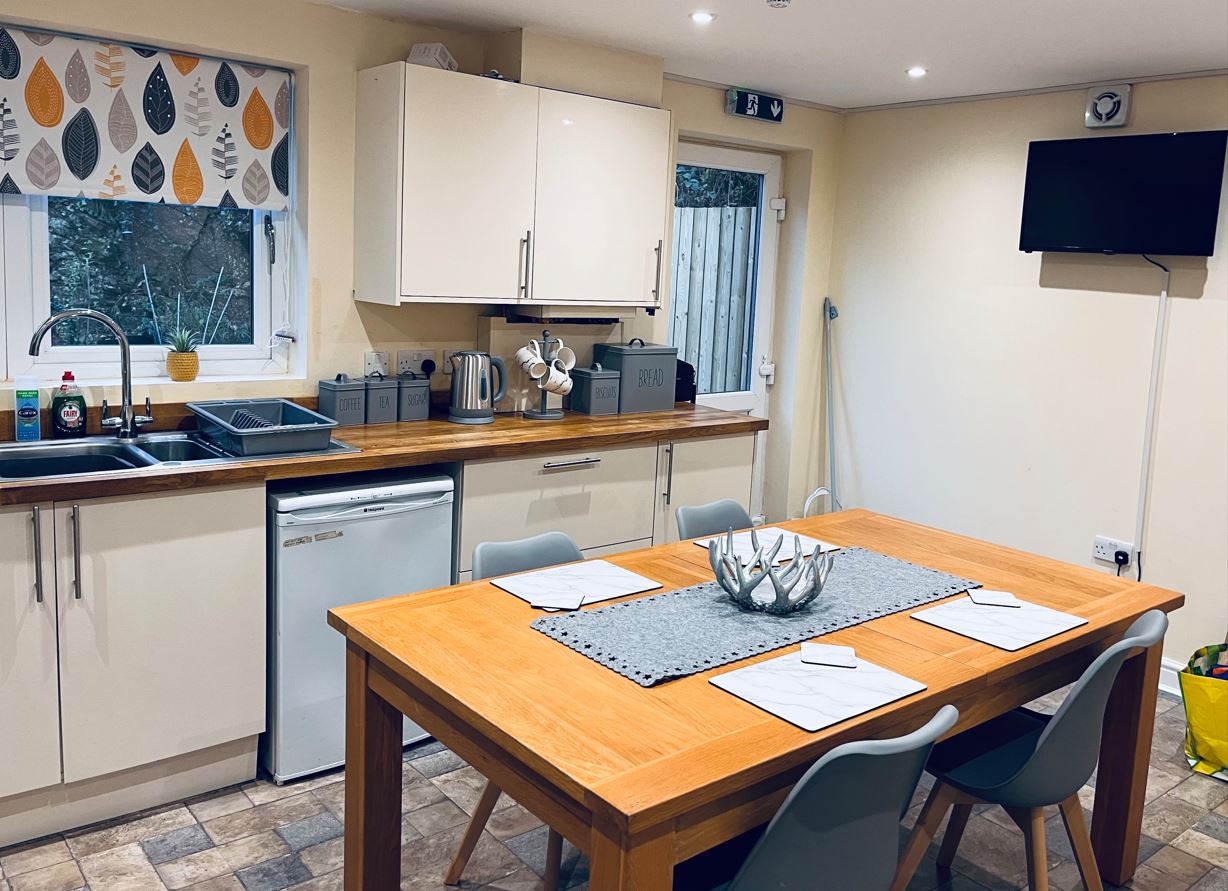 Kirklees recovery housing kitchen Emerging Futures