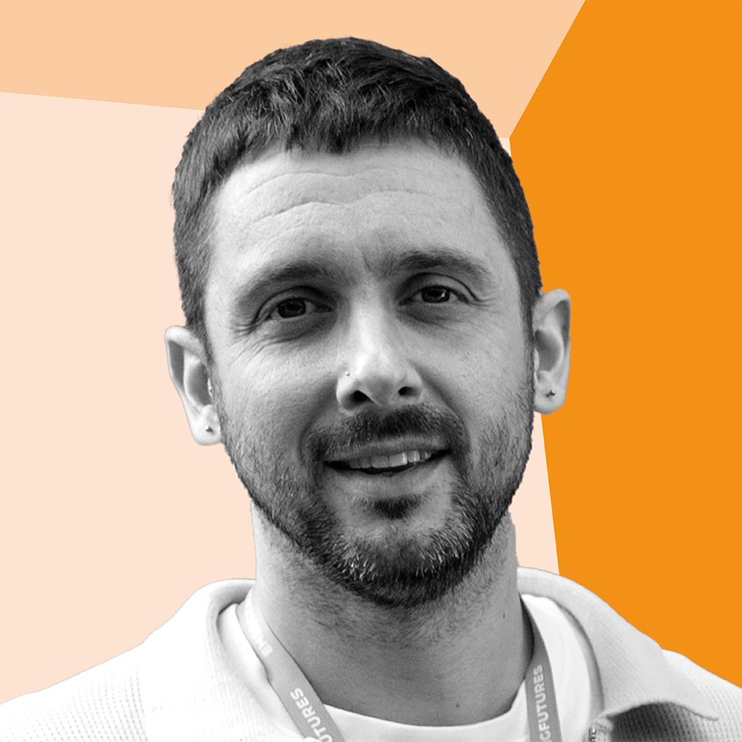 Charlie Royce, Emerging Futures Head of Communications headshot