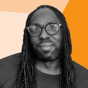 A Headshot of Daley Calderon wearing glasses