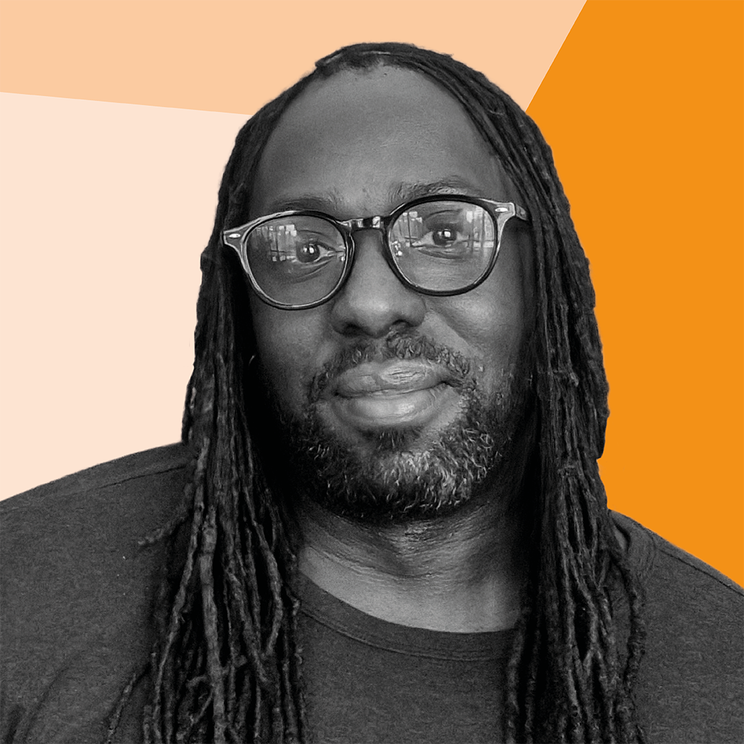 A Headshot of Daley Calderon wearing glasses